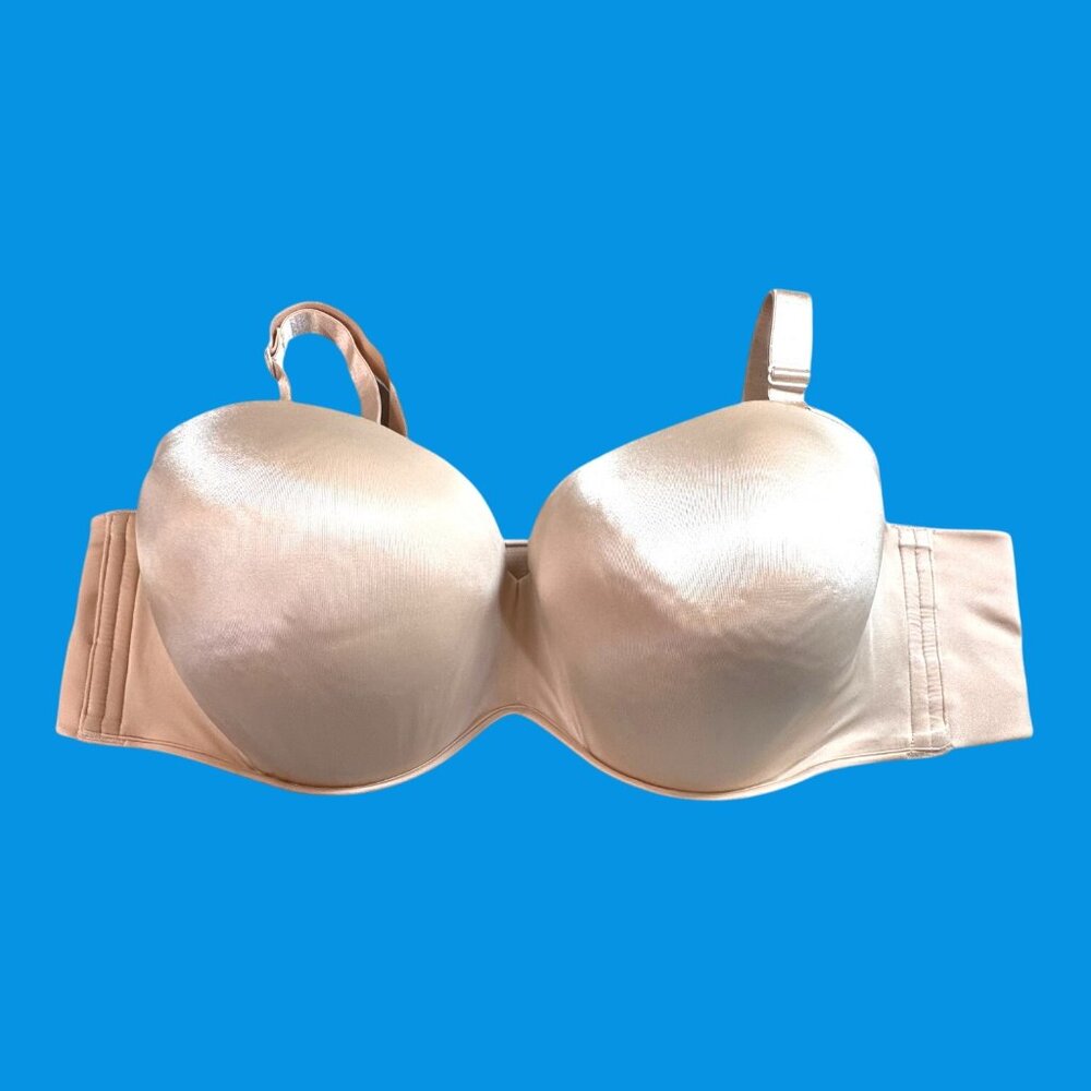 Catherines Intimates Smooth Cup Wirefree T-Shirt Bra Color Nude 50C Full Figure
